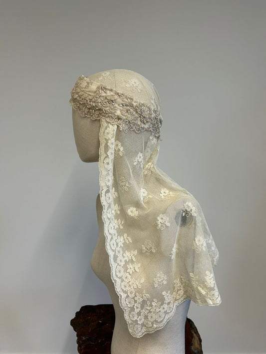 Headpiece 1920s crystal headband