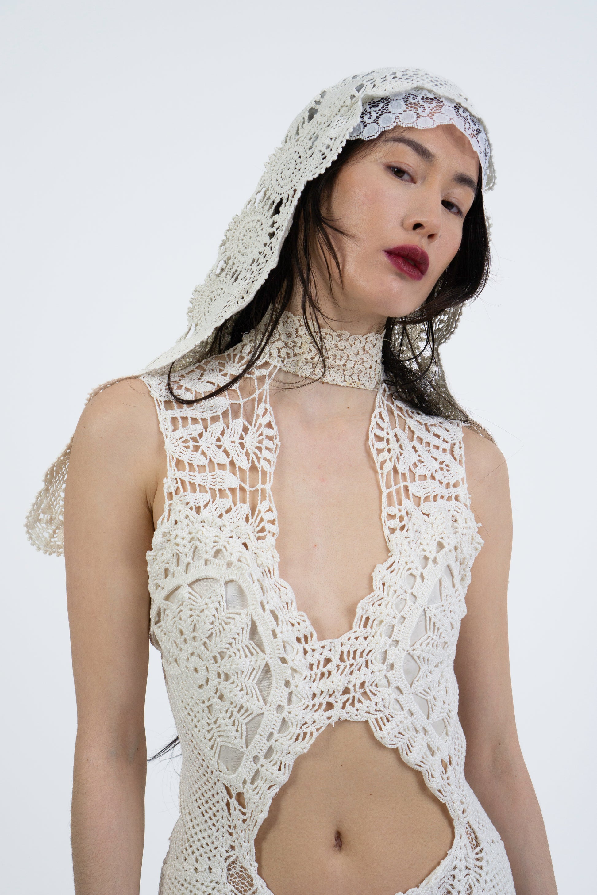 OPEN FRONT DRESS LES FLEURS STUDIO OPEN FRONT DRESS LES FLEURS STUDIO