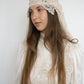 Lace and crochet headpiece