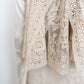 Lace and crochet headpiece