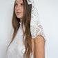 White lace veil