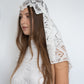 White lace veil